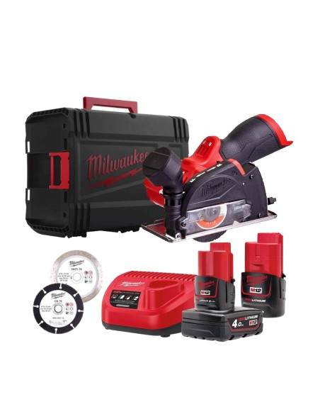 Mini smerigliatrice troncatrice per multimateriale MILWAUKEE M12