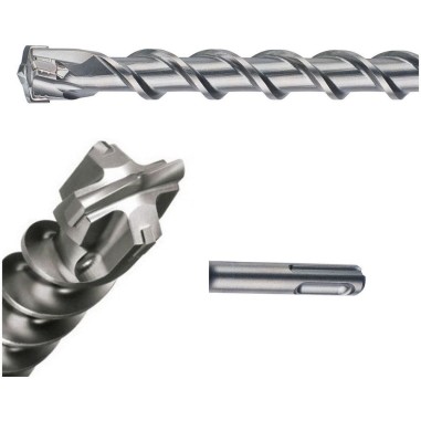 Punta MILWAUKEE MX4 trapano SDS PLUS 4 taglienti hitachi hilti bosch dewalt