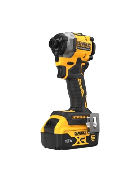 AVVITATORE IMPULSI 1/4" 206Nm 2 BATTERIE 18V 5AH COMPATTO XR DEWALT