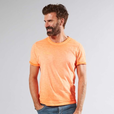 U-Power FLUO T-Shirt manica corta Tessuto in cotone con filato "slub cotton”