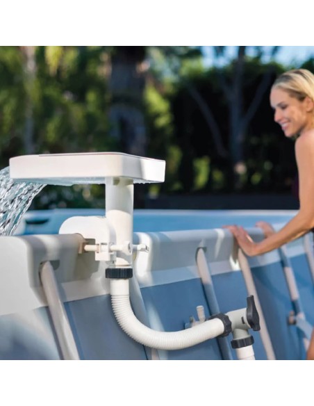 Intex 28090 Cascata LED Multicolore Piscine Prisma Ultra XTR Frame