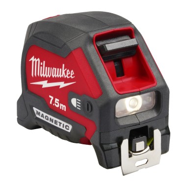 Milwaukee Flessometro Serie LED Pro 7,5m | Metro Ricaricabile USB-C