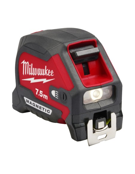 Milwaukee Flessometro Serie LED Pro 7,5m | Metro Ricaricabile USB-C