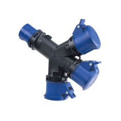 Moltiplicatore Rosi 1001402 | 3 Prese CEE 16A 2P+T IP54 Industriale