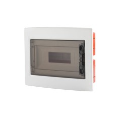Centralino Incasso Rosi 15007 | 12 Moduli DIN IP40 Bianco Fumé