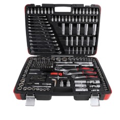 VALIGIA SET UTENSILI 216 PZ CRICCHETTO INSERTI BUSSOLA BGS 15216