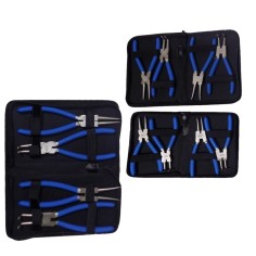 Set 12 pinze per seeger interno ed esterno pinza con punta a 90°