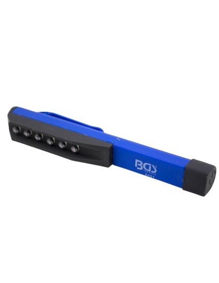 Torcia auto casa Tascabile a penna 6 LED batterie Incluse BGS 8491