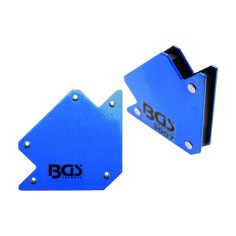 BGS 3007 Squadra Magnetica 11 Kg Supporto Magnetico 45° - 90° - 135°