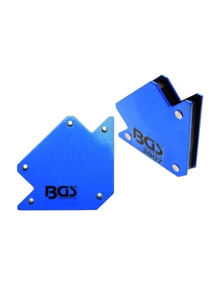 BGS 3007 Squadra Magnetica 11 Kg Supporto Magnetico 45° - 90° - 135°