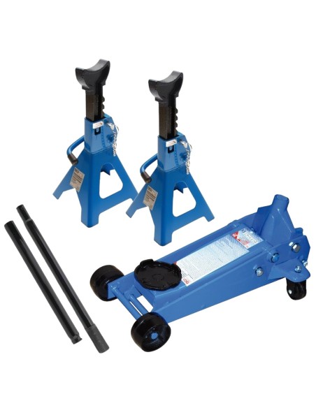 BGS Kit carrello sollevatore con cric martinetto idraulico