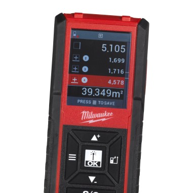 Distanziometro Laser Milwaukee LDM 45 | Portata 45m e Squadra Estraibile