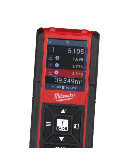 Distanziometro Laser Milwaukee LDM 45 | Portata 45m e Squadra Estraibile