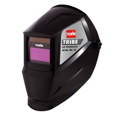 TELWIN TRIBE Maschera casco saldatura filtro LCD a cristalli liquidi MIG MAG TIG