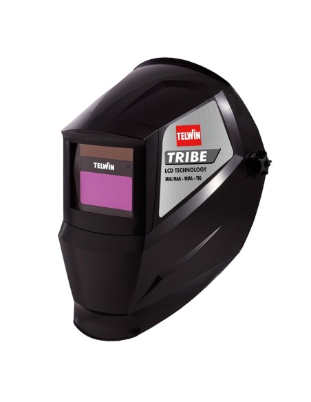 TELWIN TRIBE Maschera casco saldatura filtro LCD a cristalli liquidi MIG MAG TIG