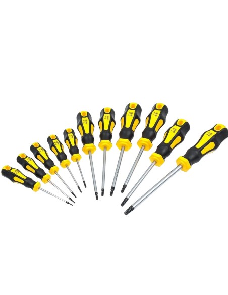 BGS 7844 set giraviti cacciaviti 11 pezzi profilo TORX punta magnetica