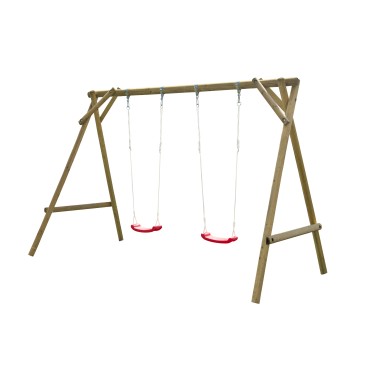 Altalena Palmako Minny: Legno Massello Certificata EN 71 per Giardino