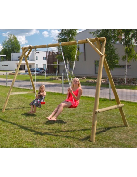 Altalena Palmako Minny: Legno Massello Certificata EN 71 per Giardino