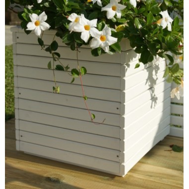 Fioriera Camelia Losa: Vaso Design in Resina per Arredo Giardino e Terrazzo
