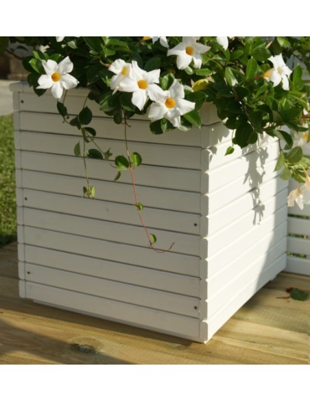 Fioriera Camelia Losa: Vaso Design in Resina per Arredo Giardino e Terrazzo