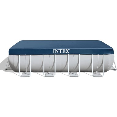 Intex 28037 Telo Copripiscina Rettangolare 400x200 cm | Protezione PVC Frame