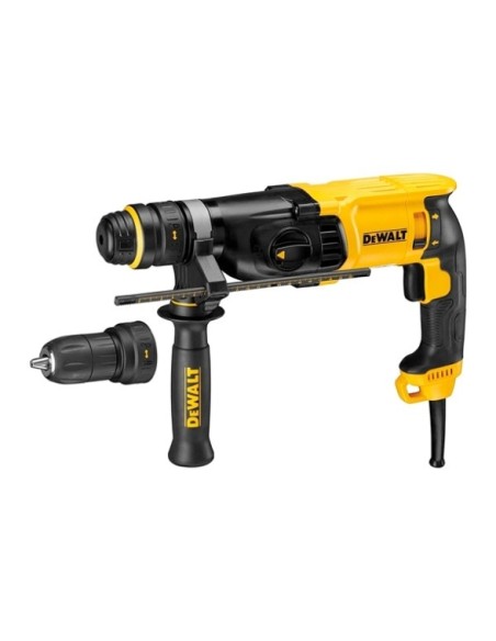 Tassellatore DEWALT D25134K SDS-Plus 800W 2.8J | Doppio Mandrino QCC