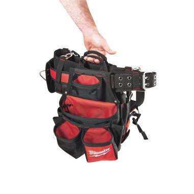 Milwaukee Contractor Rig 48228120 | Cintura Portautensili e Imbragatura 24 Tasche