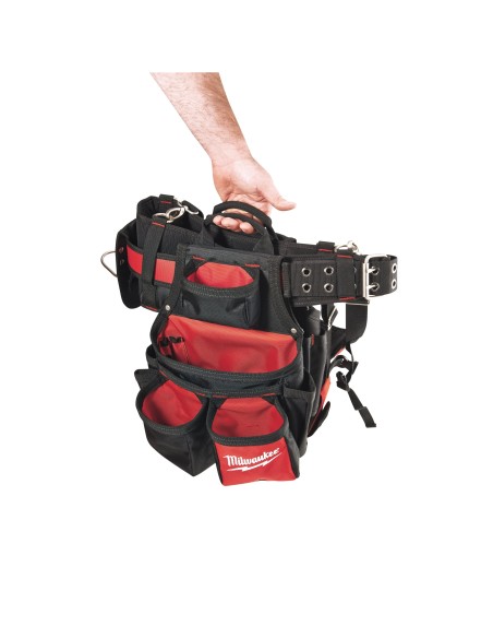 Milwaukee Contractor Rig 48228120 | Cintura Portautensili e Imbragatura 24 Tasche