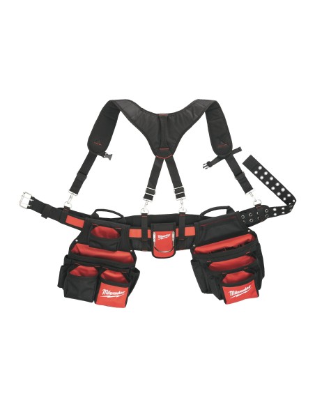 Milwaukee Contractor Rig 48228120 | Cintura Portautensili e Imbragatura 24 Tasche