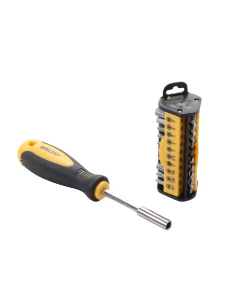 BGS 35831 assortimento 31 pz inserti bit Torx Phillips impugnatura porta inserti