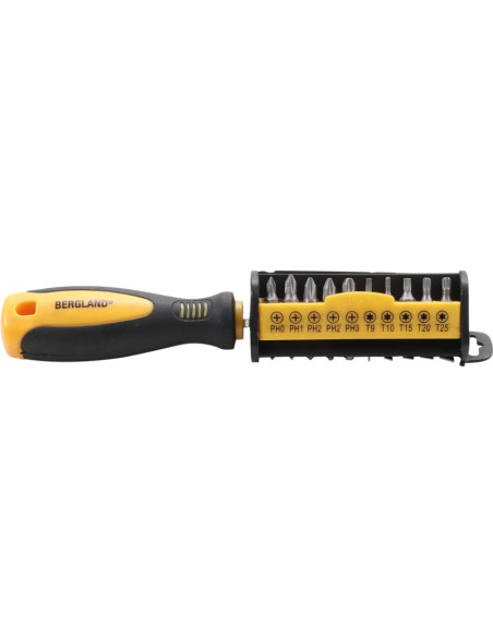 BGS 35831 assortimento 31 pz inserti bit Torx Phillips impugnatura porta inserti