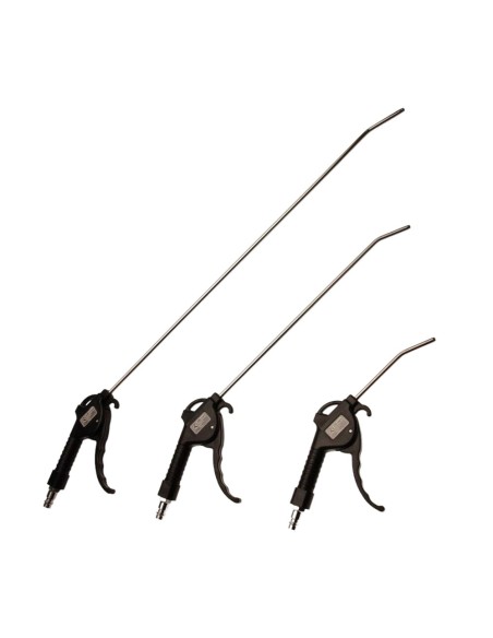 BGS 3294 Set 3 pistole soffiaggio aria compressa compressore canna 110 300 500
