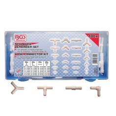 BGS 8790 assortimento 100 pezzi connettori Y L I T in plastica per tubi ogni misura
