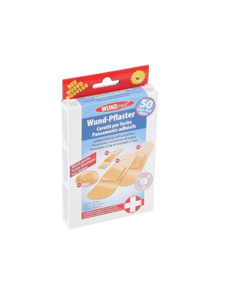 BGS 80885 cerotti assortiti 50 pz primo soccorso emergenza vari formati sterili