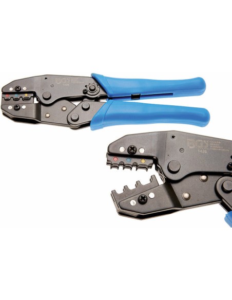 BGS 1426 pinza crimpatrice a cricchetto per capicorda isolati Ø 0,5 a 6 mm²
