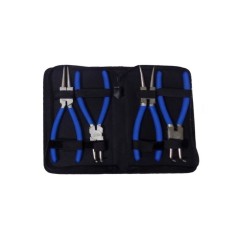 Set pinze per anelli elastici seeger interni e esterni punta diritta e 90° BGS