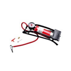 POMPA GONFIAGGIO A PEDALE 0-7 BAR 1000 PSI PER BICI PALLONI GONFIABILI