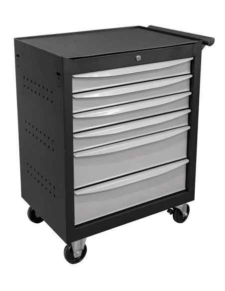 Carrello portautensili 6 cassetti in ABS con ruote VUOTO FerMec 53558