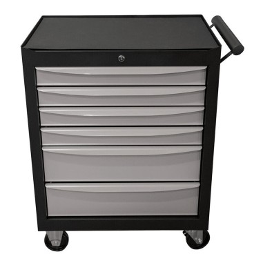 Carrello portautensili 6 cassetti in ABS con ruote VUOTO FerMec 53558