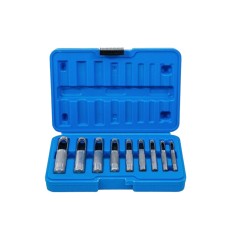 Set 9 fustelle 3 12mm punzoni per cuoio pelle in custodia BGS 565 Fermec