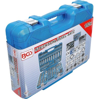 Cassetta Attrezzi Bussole Cricchetti e inserti 192pz SURFACE DRIVE