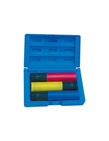 FERMEC 197LPS set 3 bussole esagonali 1/2 rivestite plastica cerchi lega