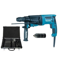 Makita HR2630TX12 TRAPANO TASSELLATORE 800W SDS PLUS MARTELLO