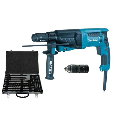 Makita HR2630TX12 TRAPANO TASSELLATORE 800W SDS PLUS MARTELLO