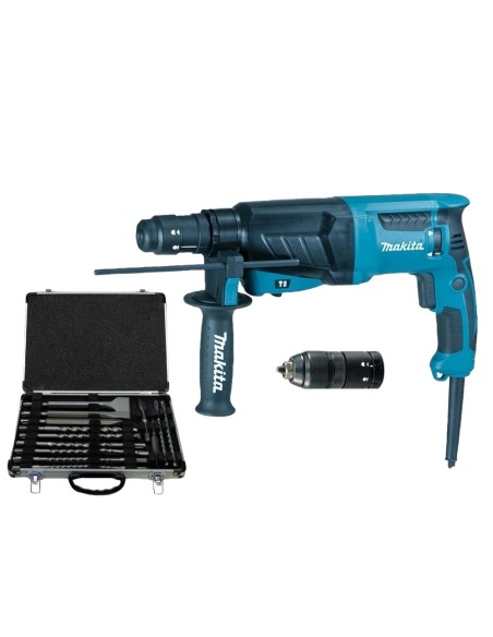 Makita HR2630TX12 TRAPANO TASSELLATORE 800W SDS PLUS MARTELLO
