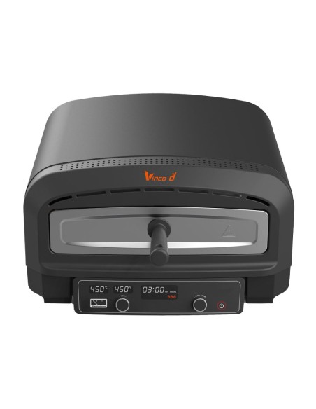 Vinco 50355 Forno Pizza Professionale 2200W 450°C | Pietra 37cm Modello 2025