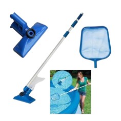 INTEX KIT DI PULIZIA PISCINA FUORITERRA PISCINE RETINA CON ASTA TELESCOPICA