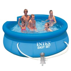 Piscina Autoportante INTEX Easy Set tonda Ø 366 H 76 con pompa filtro