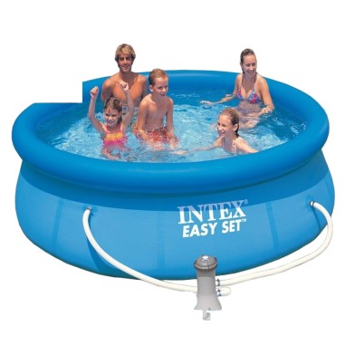 Piscina Autoportante INTEX Easy Set tonda Ø 366 H 76 con pompa filtro
