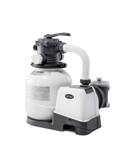 Pompa Intex 26646 filtro a sabbia 7900 l/h a 6 vie per piscina